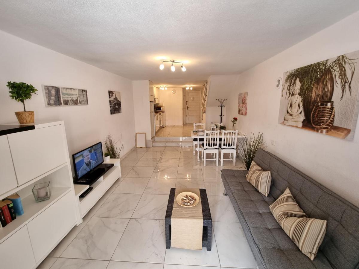 Duplex Apartment Vistamar, Sea-View, Heated Pool In Parque Santiago 2, Wifi Плая де лас Америкас Екстериор снимка