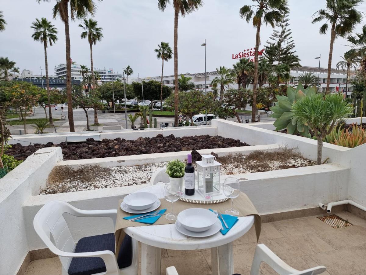 Duplex Apartment Vistamar, Sea-View, Heated Pool In Parque Santiago 2, Wifi Плая де лас Америкас Екстериор снимка