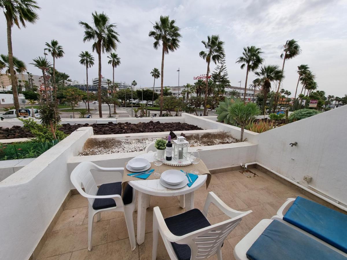 Duplex Apartment Vistamar, Sea-View, Heated Pool In Parque Santiago 2, Wifi Плая де лас Америкас Екстериор снимка
