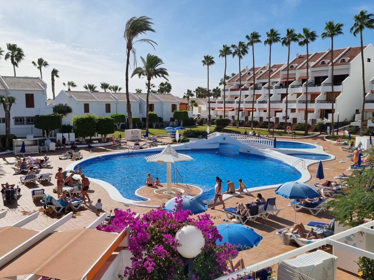 Duplex Apartment Vistamar, Sea-View, Heated Pool In Parque Santiago 2, Wifi Плая де лас Америкас Екстериор снимка